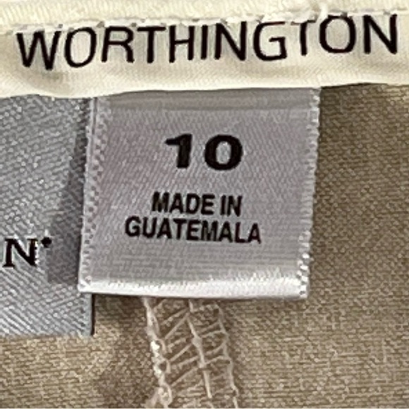 WORTHINGTON MODERN FIT CROPPED FLAT FRONT WOMEN'S DRESS PANTS - Picture 11 of 11